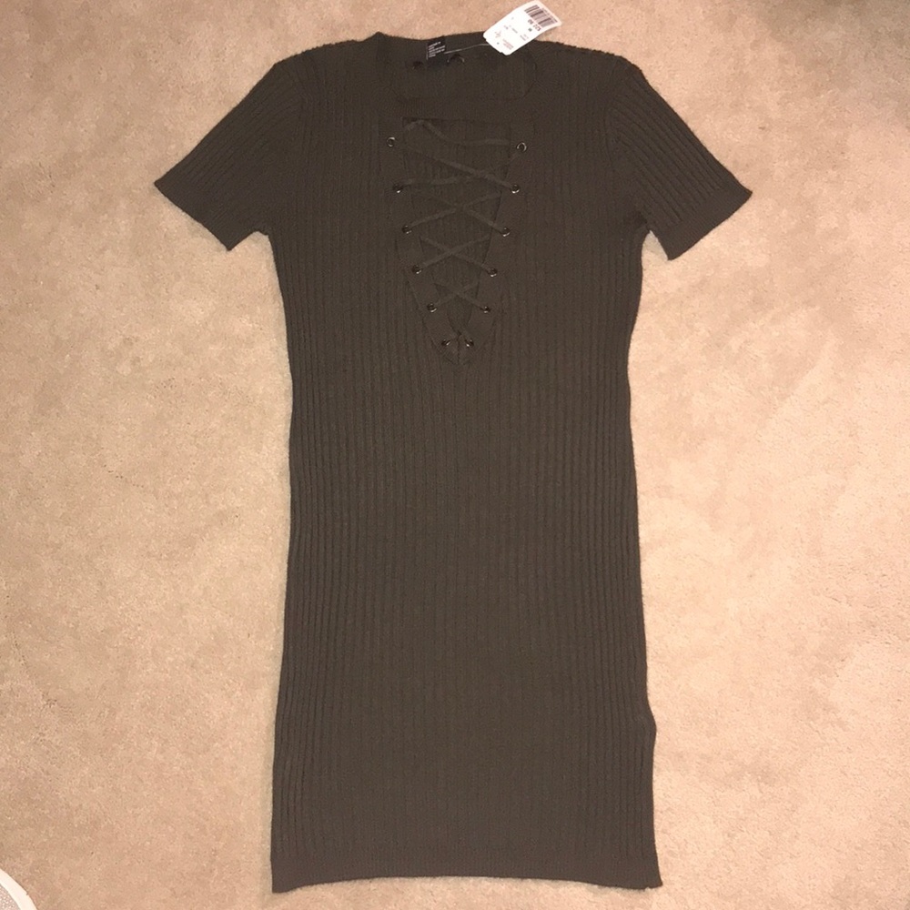 Knit body-con dress